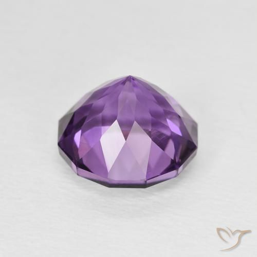 2.37캐럿 천연 Medium Light Purplish-Violet 자수정, 둥근, VVS-VS