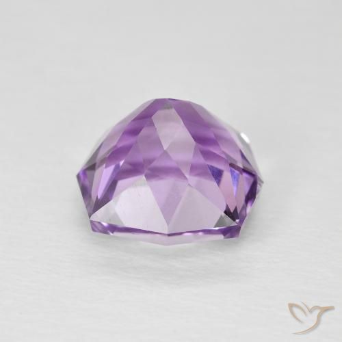 3.07캐럿 천연 Medium Light Purplish-Violet 자수정, 팬시한, VS