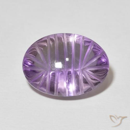 9.70ct 자연스러운 미디엄 바이올렛 자수정, 타원형, 투명한