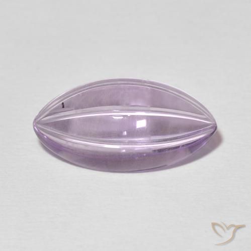 5.57ct 자연스러운 라이트 바이올렛 자수정, 보석, 투명한