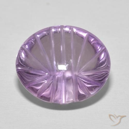 9.08ct 자연스러운 아이리스 바이올렛 자수정, 타원형, 투명한
