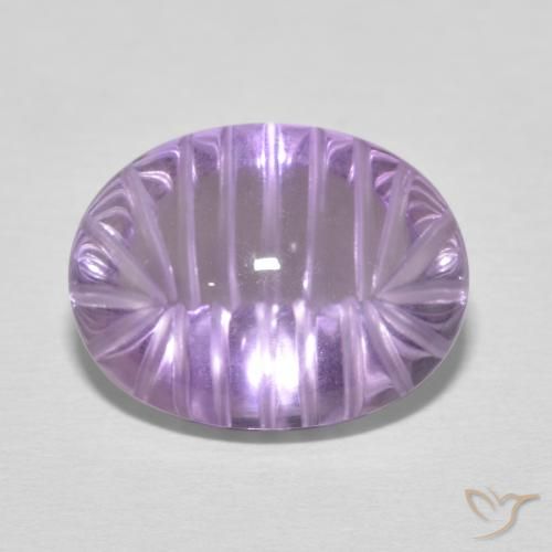 8.02ct 자연스러운 아이리스 바이올렛 자수정, 타원형, 투명한