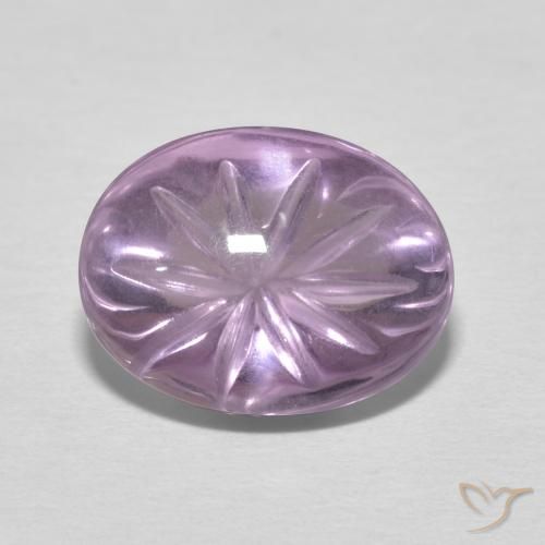 4.84ct 자연스러운 마젠타 자수정, 타원형, 투명한