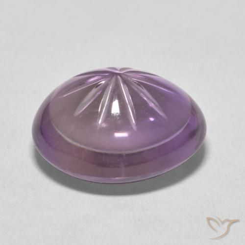 10.21캐럿 천연 Medium Light Purplish-Violet 자수정, 타원형, 투명한