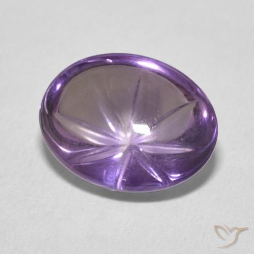 3.60ct 자연스러운 딥 바이올렛 자수정, 타원형, 투명한