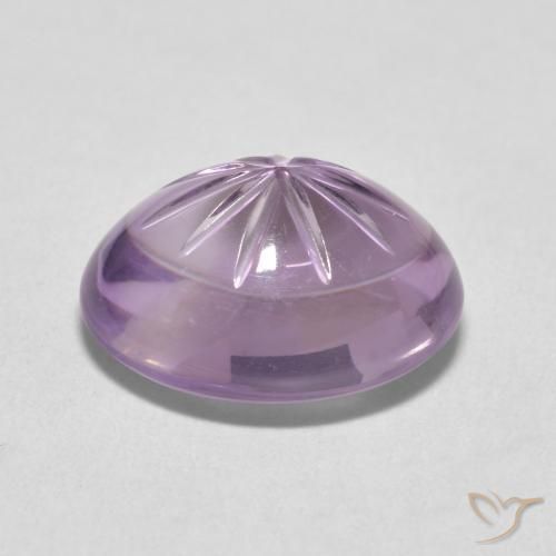8.86캐럿 천연 Medium Light Purplish-Violet 자수정, 타원형, 투명한