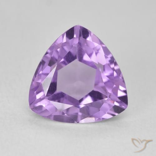 3.06ct 자연스러운 미디엄 바이올렛 자수정, 일조, VVS-VS