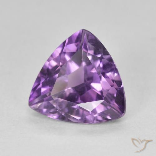 2.72캐럿 천연 Medium Light Purplish-Violet 자수정, 일조, VS