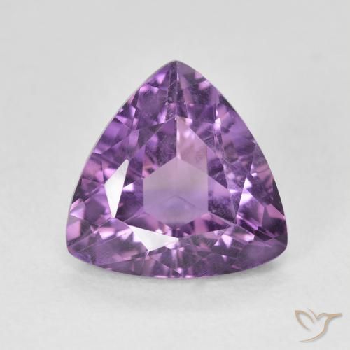 2.89ct 자연스러운 미디엄 바이올렛 자수정, 일조, VS