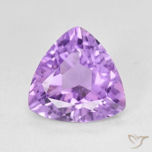 2.89ct 자연스러운 분홍빛이 도는 보라색 자수정, 일조, VS