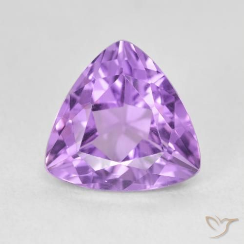 3.06ct 자연스러운 분홍빛이 도는 보라색 자수정, 일조, VVS
