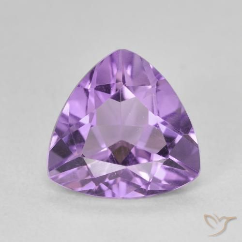 2.60ct 자연스러운 미디엄 바이올렛 자수정, 일조, VVS