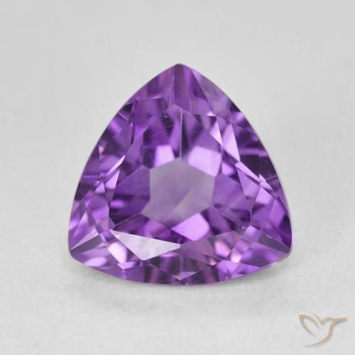 3.05ct 자연스러운 미디엄 바이올렛 자수정, 일조, VVS-VS