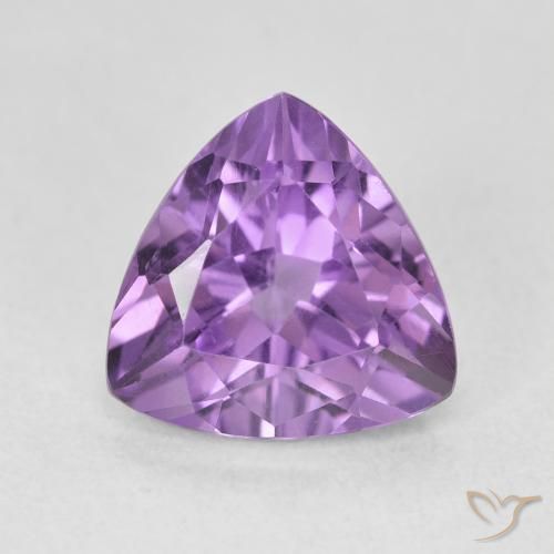 3.07ct 자연스러운 보라색 보라색 자수정, 일조, VVS-VS