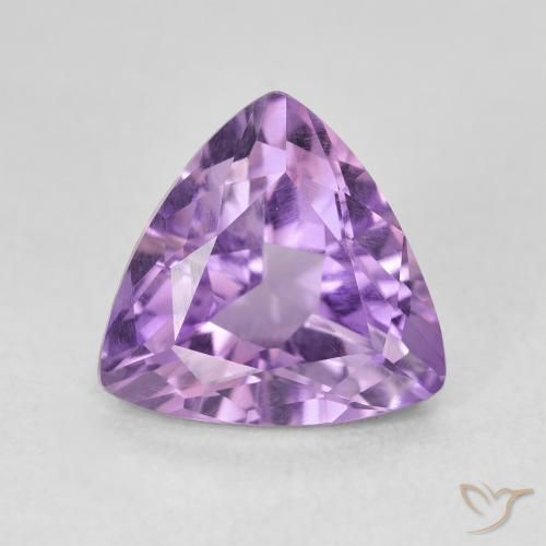 2.82ct 자연스러운 미디엄 퍼플리쉬 바이올렛 자수정, 일조, VVS-VS