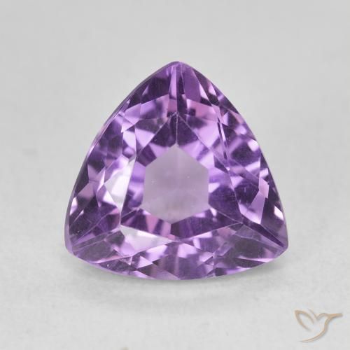 3.09ct 자연스러운 가지 보라색 자수정, 일조, VVS