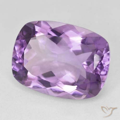 18.33캐럿 천연 Medium Light Purplish-Violet 자수정, 방석, VVS
