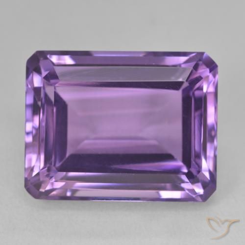 20.04ct 자연스러운 인텐스 바이올렛 자수정, 에메랄드 컷, VVS-VS