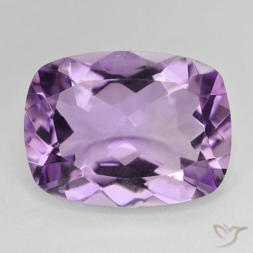 15.85ct 자연스러운 Medium Light Purplish-Violet 자수정, 방석, VVS