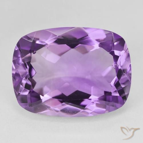 17.76ct 자연스러운 보라색 보라색 자수정, 방석, VVS