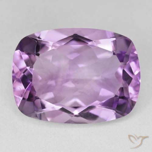 16.83ct 자연스러운 라이트 미디엄 바이올렛 자수정, 방석, VVS-VS