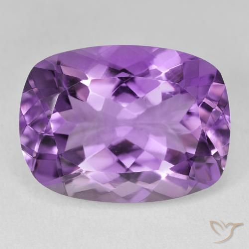 17.58ct 자연스러운 비비드 바이올렛 자수정, 방석, VVS-VS