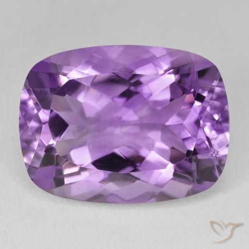 19.31ct 자연스러운 인텐스 바이올렛 자수정, 방석, VVS-VS