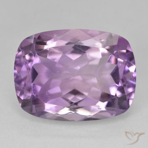 19.70ct 자연스러운 라이트 미디엄 바이올렛 자수정, 방석, VS