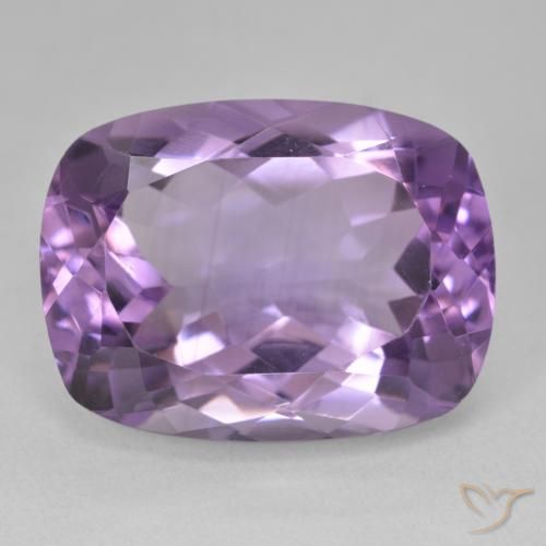 20.17ct 자연스러운 가지 보라색 자수정, 방석, VVS