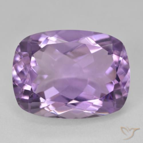 18.55ct 자연스러운 미디엄 바이올렛 자수정, 방석, VVS