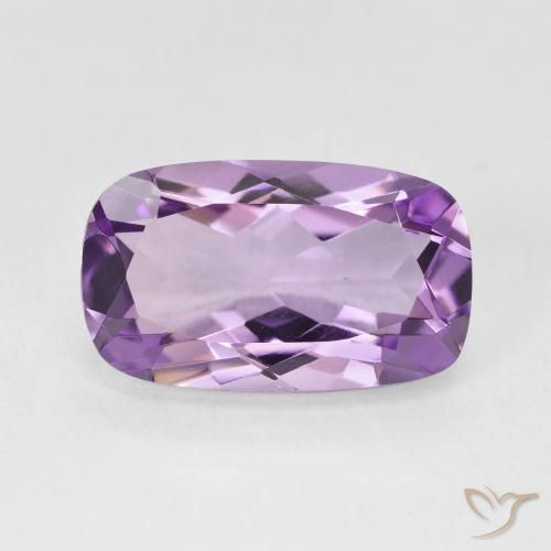 5.50ct 자연스러운 미디엄 바이올렛 자수정, 방석, VVS