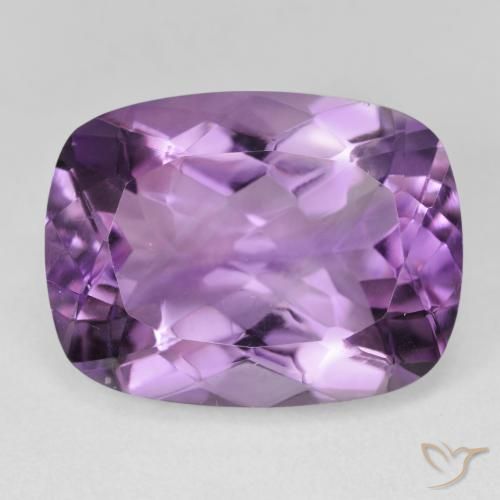 17.69ct 자연스러운 라이트 미디엄 바이올렛 자수정, 방석, VVS-VS
