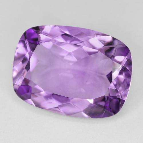 15.62캐럿 천연 Medium Light Purplish-Violet 자수정, 방석, VVS-VS