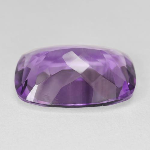 15.62캐럿 천연 Medium Light Purplish-Violet 자수정, 방석, VVS-VS