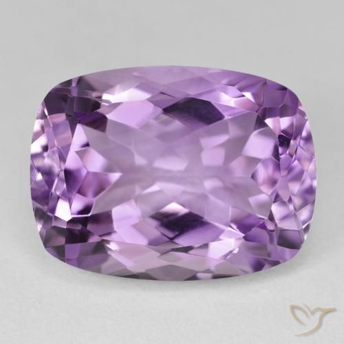 19.44ct 자연스러운 라이트 미디엄 바이올렛 자수정, 방석, VVS-VS