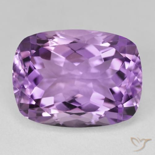 20.15ct 자연스러운 미디엄 바이올렛 자수정, 방석, VVS-VS