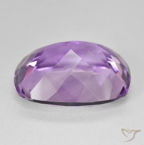 18.82캐럿 천연 Medium Dark-Violet 자수정, 방석, VVS