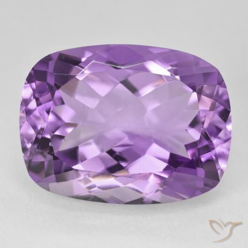 19.73ct 자연스러운 딥 바이올렛 자수정, 방석, VS