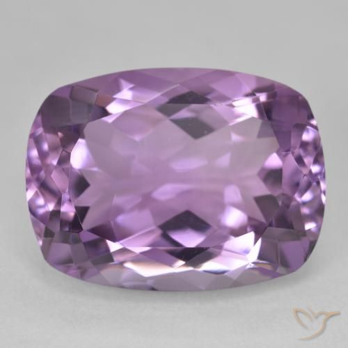 19.45ct 자연스러운 라이트 미디엄 바이올렛 자수정, 방석, VVS