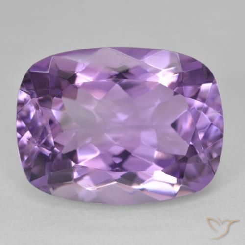 18.92ct 자연스러운 가지 보라색 자수정, 방석, VVS