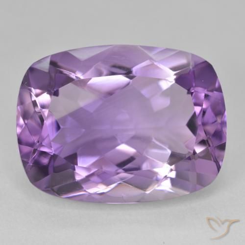 18.16ct 자연스러운 미디엄 바이올렛 자수정, 방석, VVS