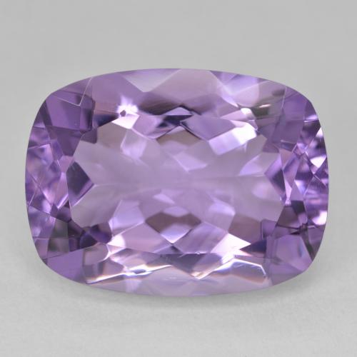 18.54ct 자연스러운 미디엄 바이올렛 자수정, 방석, VVS