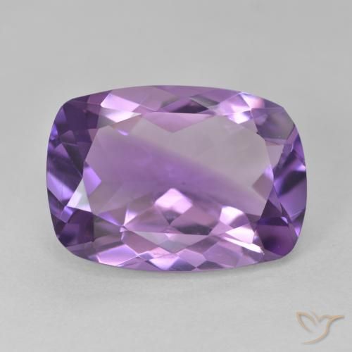 11.39ct 자연스러운 Medium Light Purplish-Violet 자수정, 방석, VVS