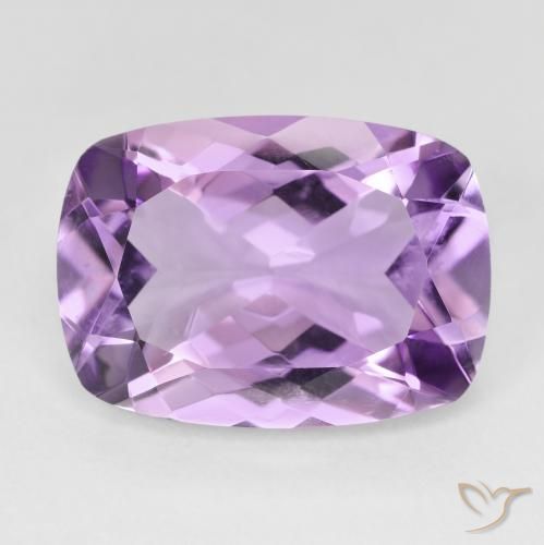 11.55ct 자연스러운 미디엄 핑크 바이올렛 자수정, 방석, VVS
