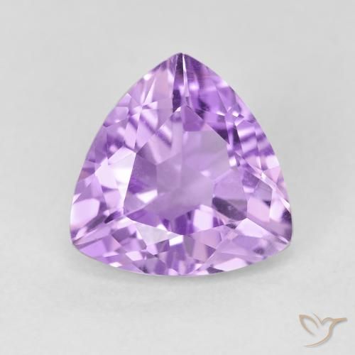 2.94ct 자연스러운 라이트 바이올렛 자수정, 일조, VVS-VS