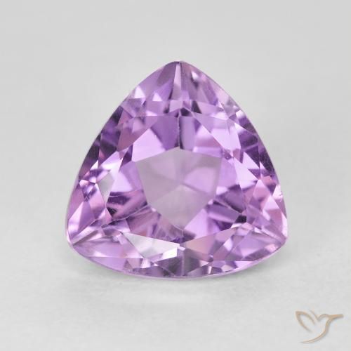 3.23ct 자연스러운 분홍빛이 도는 보라색 자수정, 일조, VVS-VS