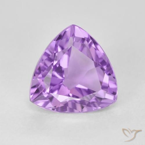 3.08ct 자연스러운 분홍빛이 도는 보라색 자수정, 일조, VVS-VS