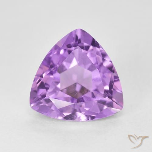 3.20ct 자연스러운 분홍빛이 도는 보라색 자수정, 일조, VVS-VS