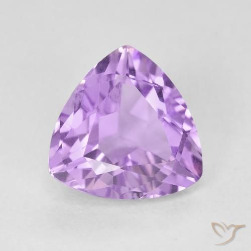 3.05ct 자연스러운 분홍빛이 도는 보라색 자수정, 일조, VVS-VS