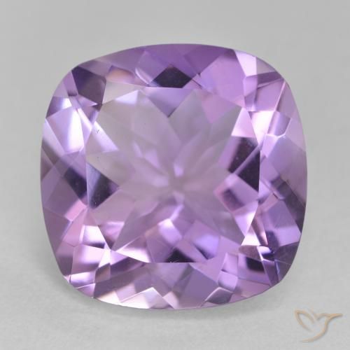 11.32ct 자연스러운 미디엄 바이올렛 자수정, 방석, VVS